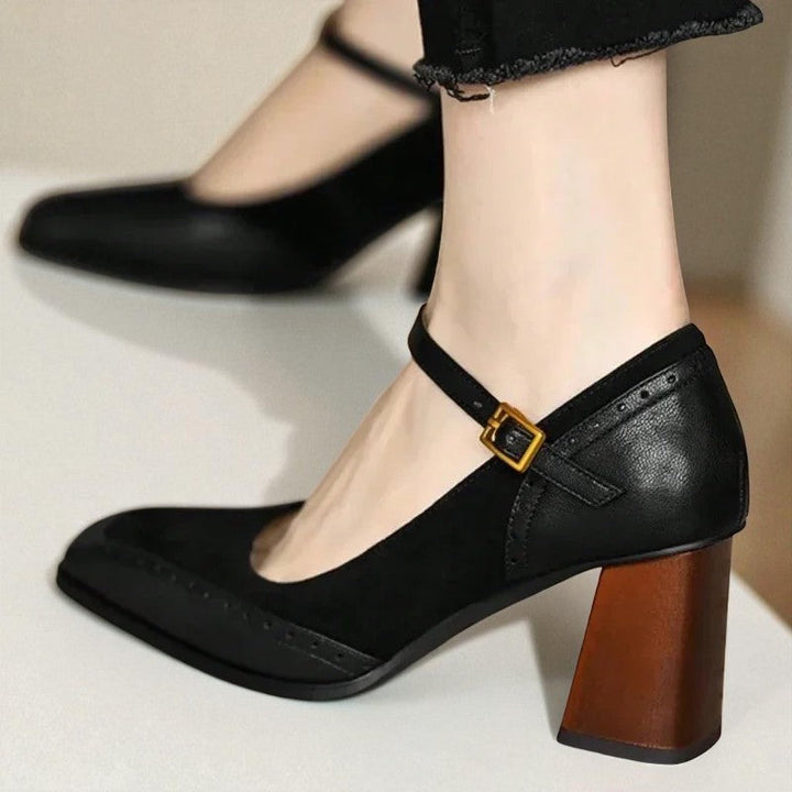 Éloise Leather Heels