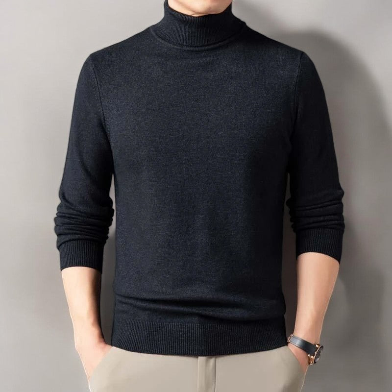 Cashmere blend turtleneck sweater
