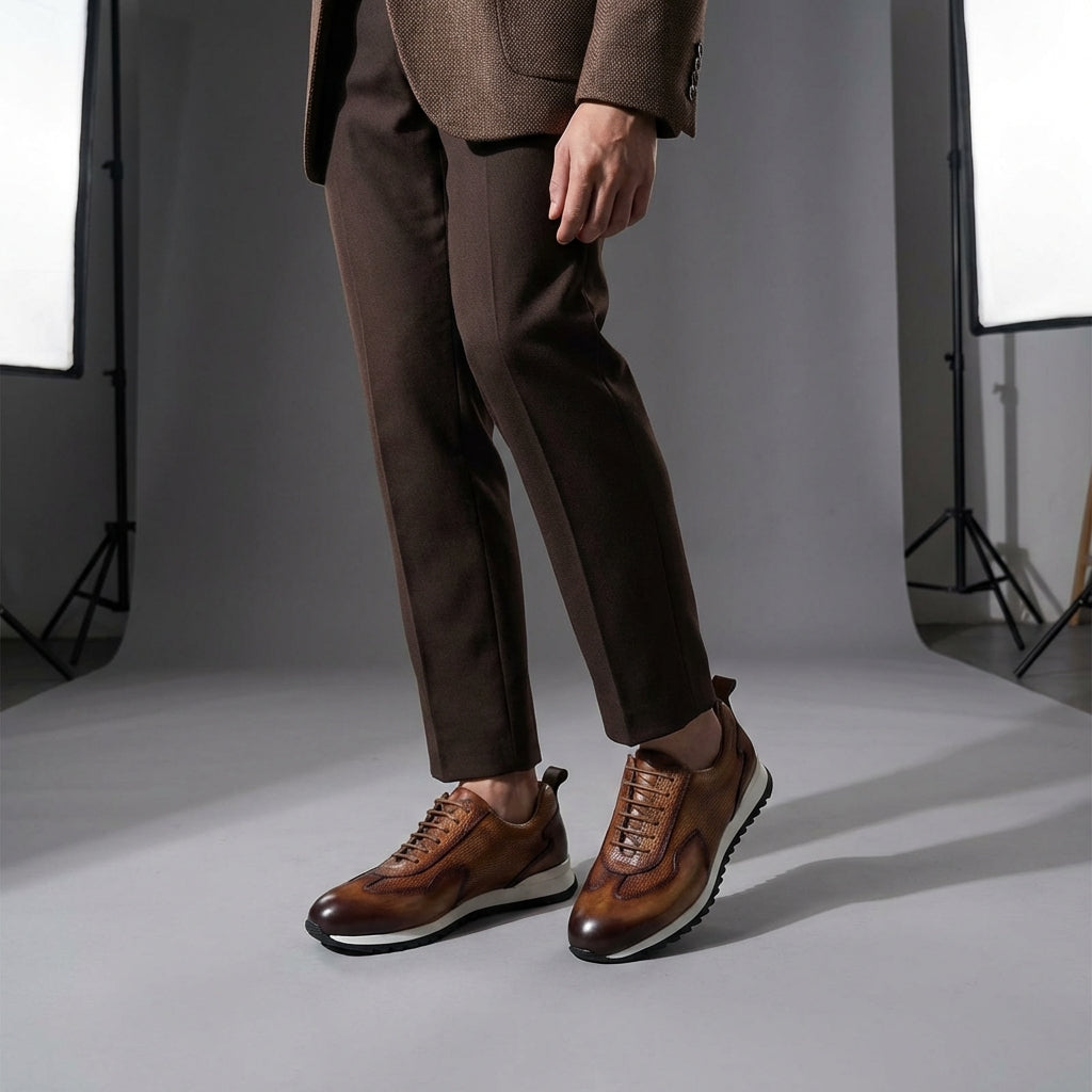 Stratton Cowhide Sneakers