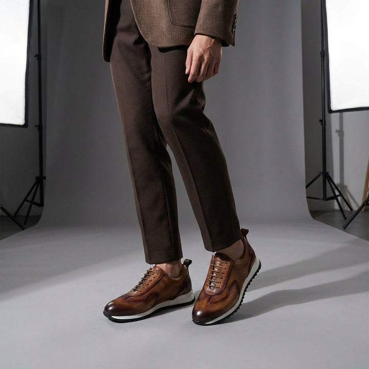 Stratton Cowhide Sneakers