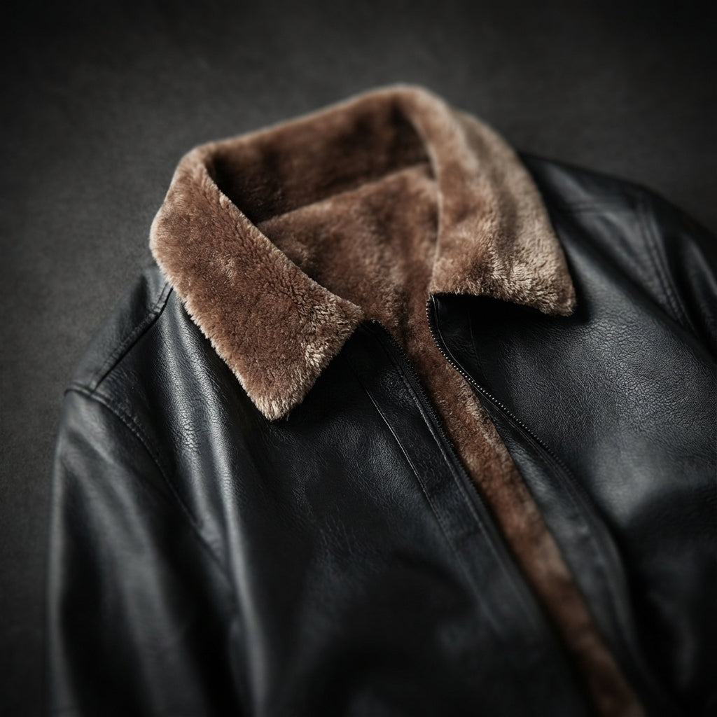 Lusso Fleece Lined Leather Jacket