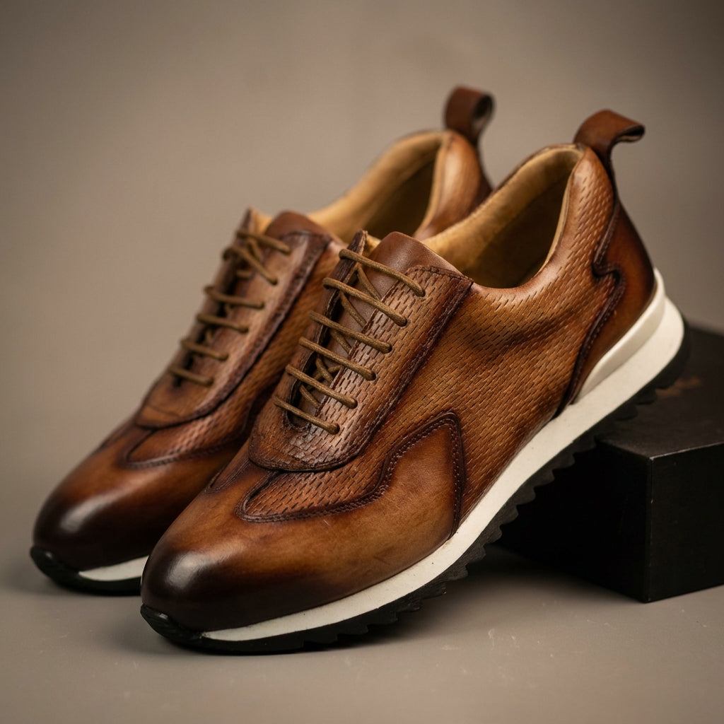 Stratton Cowhide Sneakers