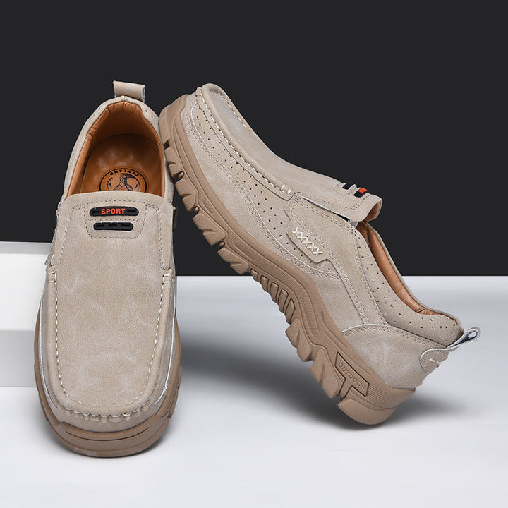 Roxten Leather Slip-Ons