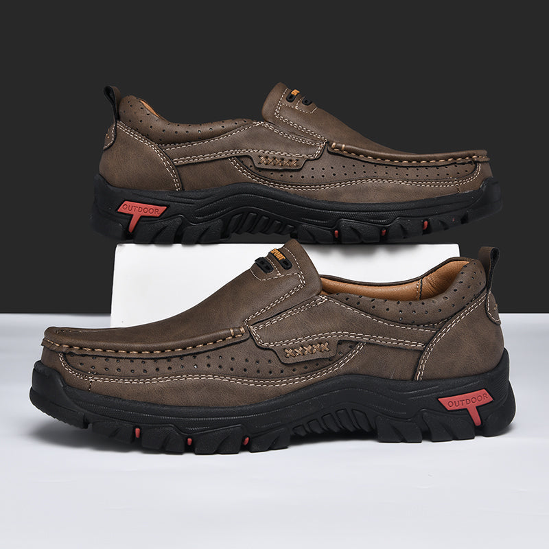 Roxten Leather Slip-Ons