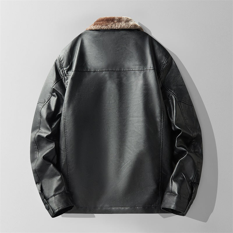 Lusso Fleece Lined Leather Jacket