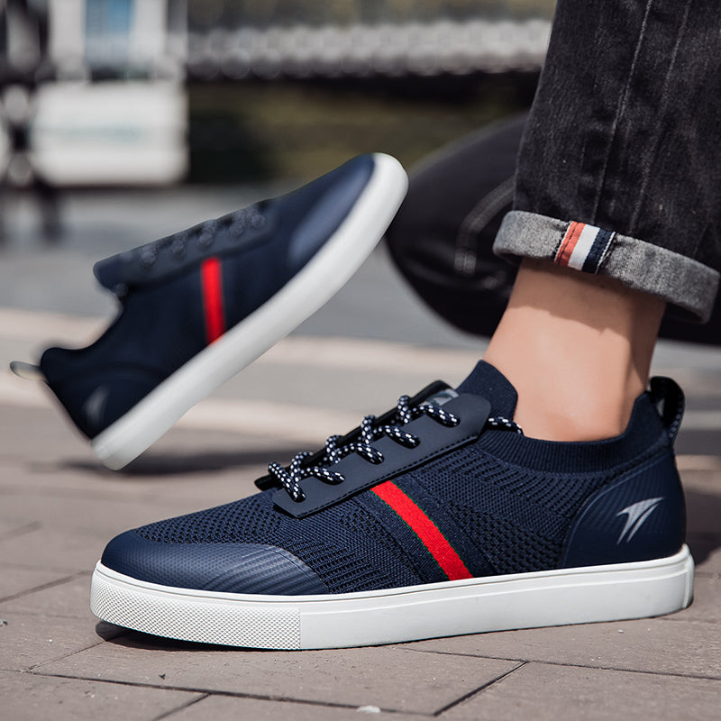 Minimalist Italian-inspired knit sneakers