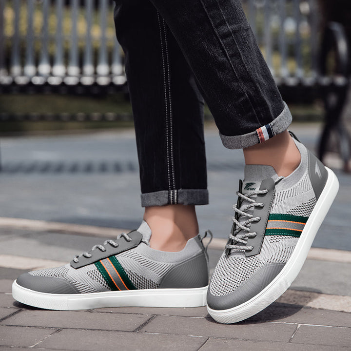 Minimalist Italian-inspired knit sneakers