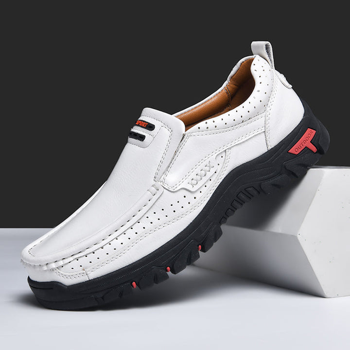 Roxten Leather Slip-Ons